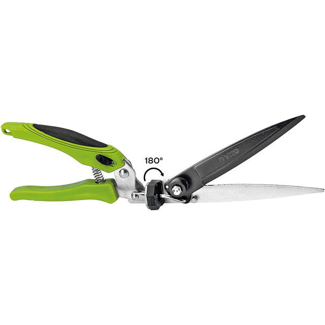 VITO Rasenkantenschere mit 180° drehbarem Schneidekopf - Premium Rasenschere - Grasschere 350 mm - rostfreie Klingen aus Carbonstahl - Ergonomischer rutschfeste Griffe - VITCS - Tools.de TP Profishop GmbH