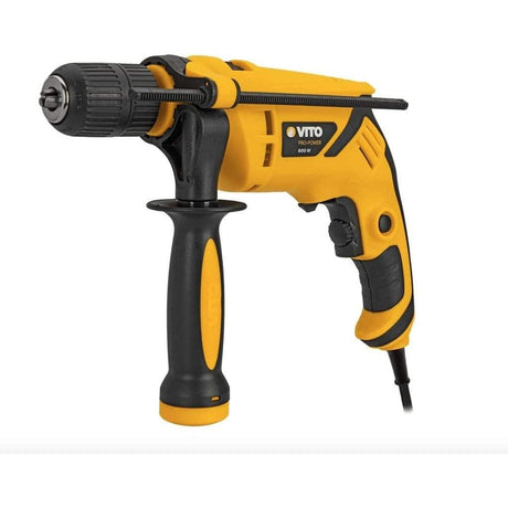 VITO Schlagbohrmaschine 600W – Schnellspannbohrfutter 13mm, 3100 U/min, Soft-Grip & Geschwindigkeitsregler für Profis und Heimwerker - Tools.de TP Profishop GmbH