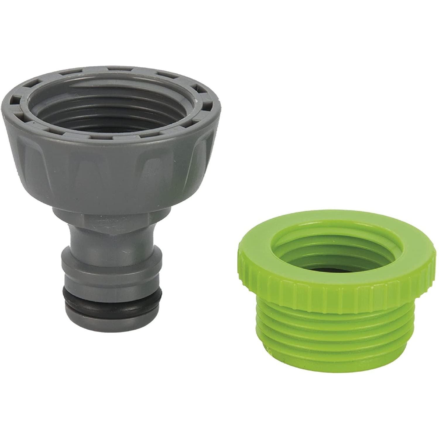 VITO Schlauchanschluss 3/4-1 Zoll Gartenschlauch Wasserhahn Gartenschlauchanschluss Hahnverbinder Anschluss für Zuhause Garten Schnellkupplung VIRF341 Schwarz/Grün - Tools.de TP Profishop GmbH