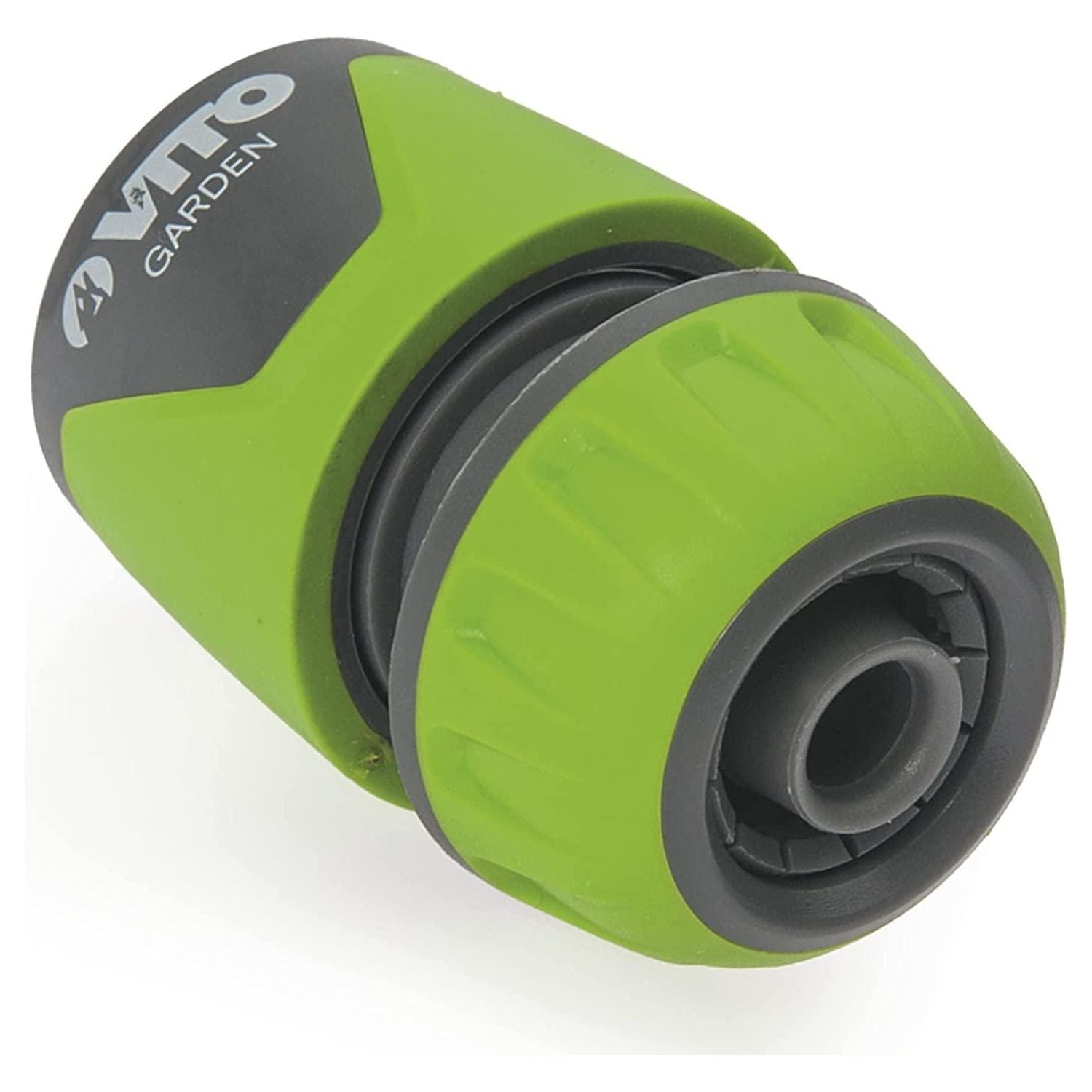 VITO Schlauchkupplung 13-16mm - 1/2-5/8 Zoll Schnellkupplung einfache Montage Schlauchverbinder Steckverbinder für den Schlauchanfang, Griffmulden, Schwarz/Grün - Tools.de TP Profishop GmbH