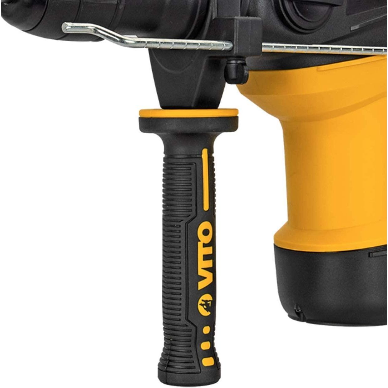 VITO SDS-Max Bohrhammer, 1100W 1-7Joule Abbruchhammer VIMP1100, 1950-4680ipm 300-760U/Min, Anti-Vibration, Einstellung der Meißelposition; Sicherheits-Kupplungsvorrichtung, 28mm Bohrleistung in Beton - Tools.de TP Profishop GmbH