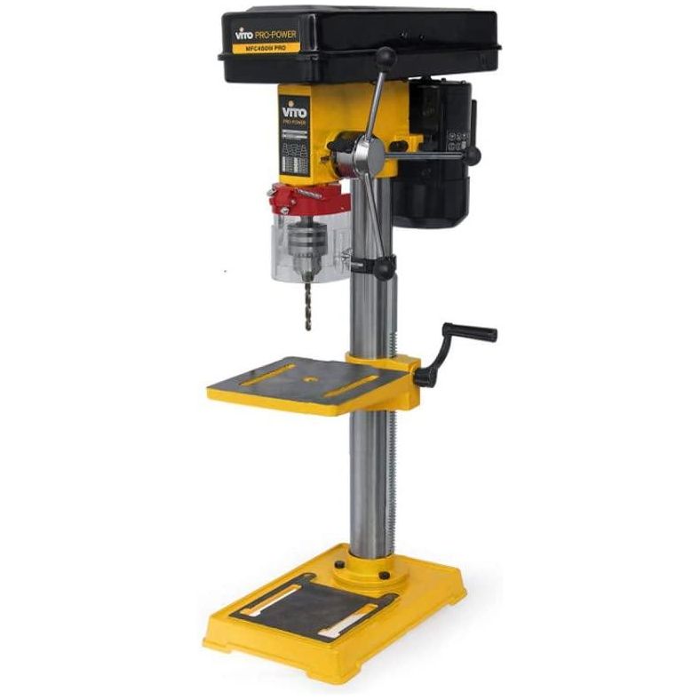 VITO Tischbohrmaschine VIMFC450A Säulenbohrmaschine 450W, Gusseisen-Kostruktion, 12 Geschwindigkeiten, Bohrfutter Spannbereich: 16mm - Tools.de TP Profishop GmbH