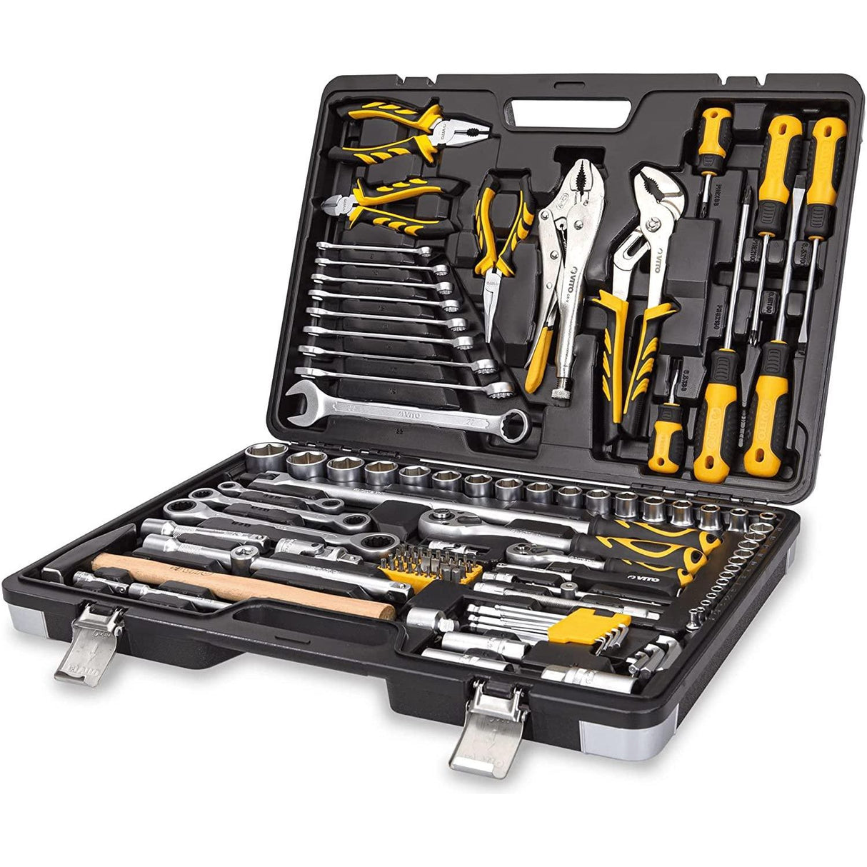 VITO Universal Werkzeugkoffer 119-teilig Werkzeug-Set Montage für den Profi, Monteur und Heimwerker - Werkzeugkasten,Werkzeugkiste,Werkzeugbox - Tools.de TP Profishop GmbH
