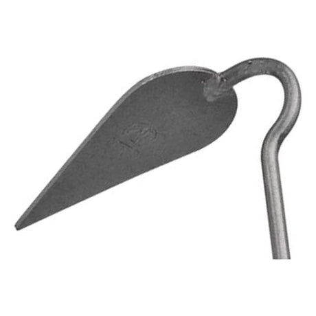 VITO Unkrauthacke mit Stiel - sehr stabile Spitzhacke - Stillänge 35cm - - Hacke zum Unkraut jäten - Hochwertig und traditionell handgeschmiedete Garten-Kleingeräte - Gartengeräte - Tools.de TP Profishop GmbH