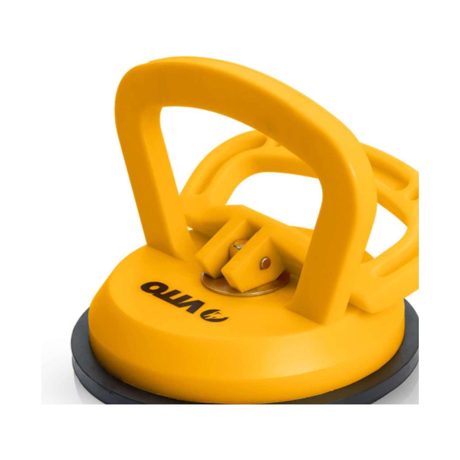 VITO Vakuum Saugnapf (VIV25) - Dent Abzieher 40 kg - Vakuumheber für Glas/Fliesen/Spiegel/Granit Heben, Delle entfernenden Griffe Saugplatte, Doppelgriffverriegelung - Tools.de TP Profishop GmbH