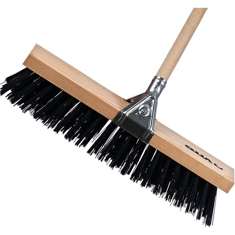 VITO VIVE50 VITO Straßenbesen mit Stiel - PVC-Borsten -verzinkter Metallkopf - robuster Industriebesen Besen - 50 cm breit - für Straße Boden Schnee - 120 cm lang - Gartenbesen - Tools.de TP Profishop GmbH