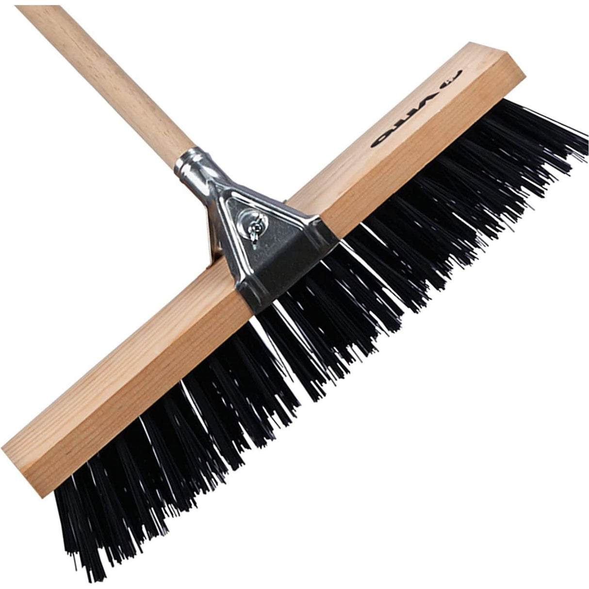 VITO VIVE50 VITO Straßenbesen mit Stiel - PVC-Borsten -verzinkter Metallkopf - robuster Industriebesen Besen - 50 cm breit - für Straße Boden Schnee - 120 cm lang - Gartenbesen - Tools.de TP Profishop GmbH
