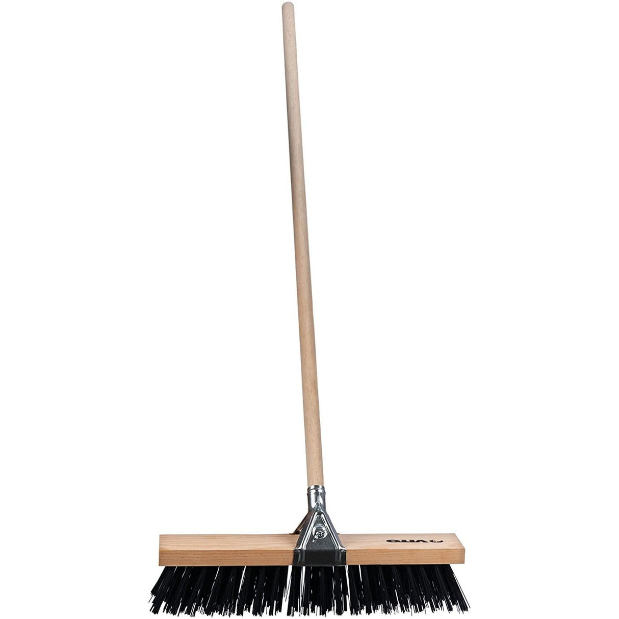 VITO VIVE50 VITO Straßenbesen mit Stiel - PVC-Borsten -verzinkter Metallkopf - robuster Industriebesen Besen - 50 cm breit - für Straße Boden Schnee - 120 cm lang - Gartenbesen - Tools.de TP Profishop GmbH