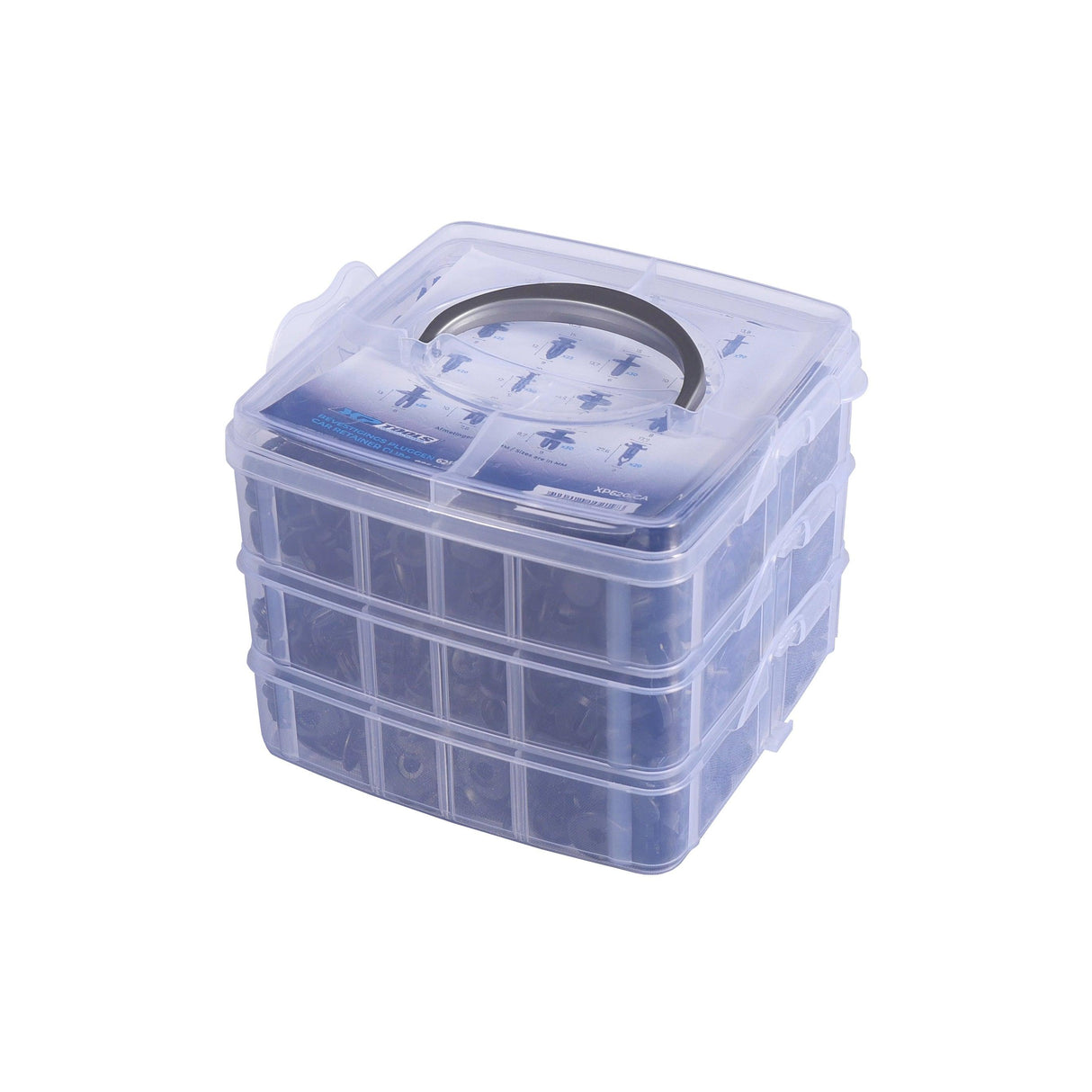 XPTools Autohalterung Push-Clips-Kit 625 Stück + Verschluss-Entferner - XP620ICA - Tools.de TP Profishop GmbH