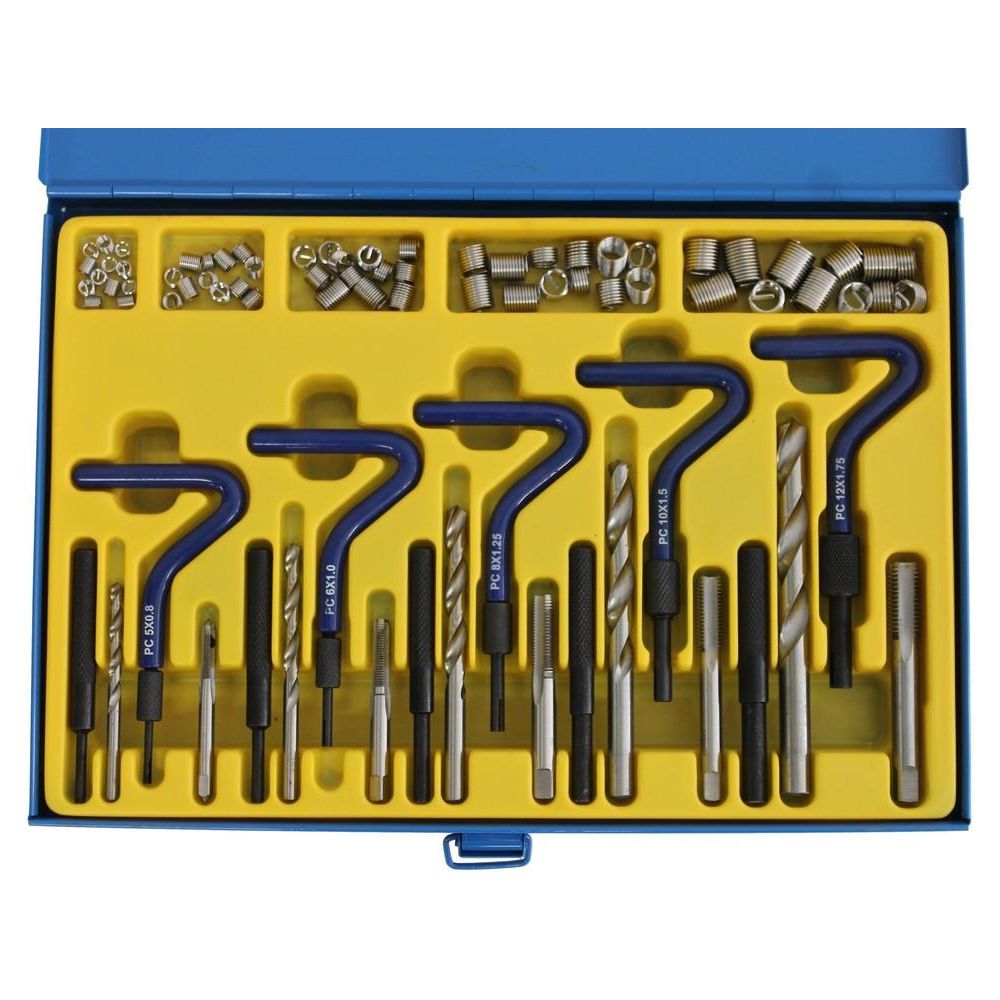 XPTools Gewinde Reparatur Satz 80 Teile Metrisch / Reparatursatz Reparaturset TD80MM - Tools.de TP Profishop GmbH