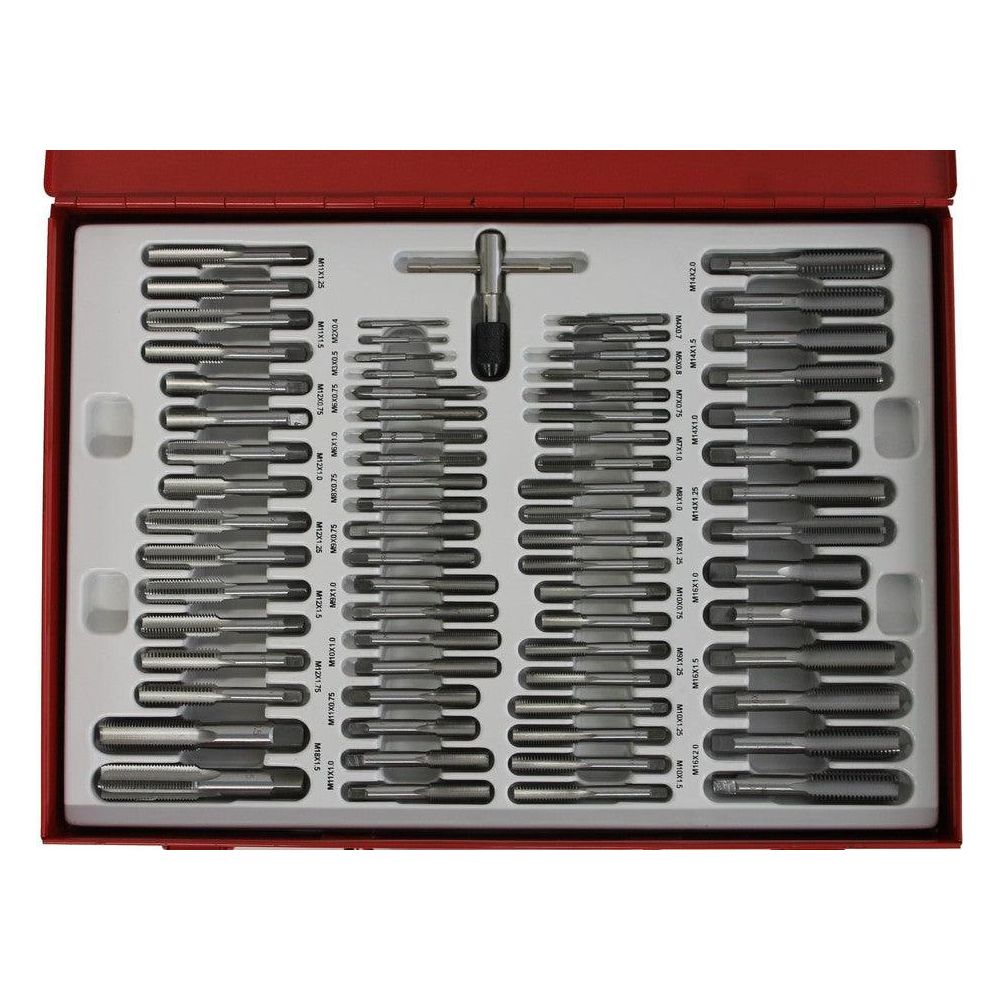 XPTools Gewindeschneider Set 110 Stück Metrisch Werkstattkoffer Schneideisen TD110MM - Tools.de TP Profishop GmbH