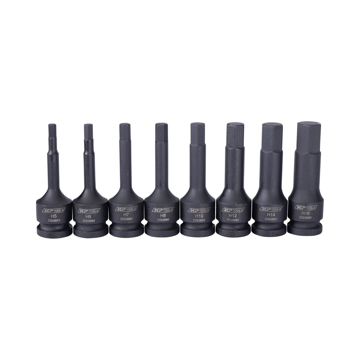 XPTools Innensechskant-Bit-Einsatz 1/2" 8 Teile / Steckschlüssel Set / Biteinsatz-Set DS08IH - Tools.de TP Profishop GmbH