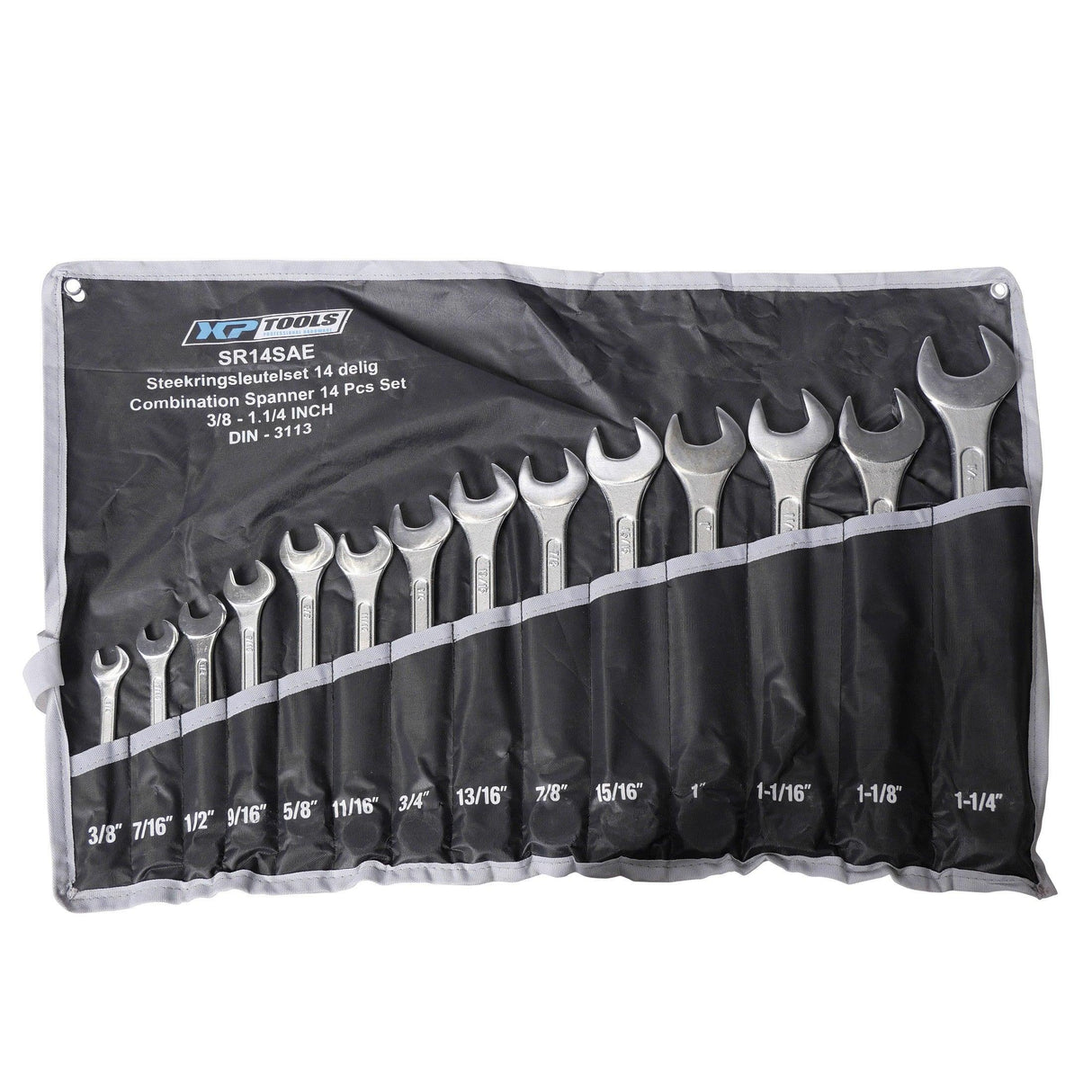XPTools Maulringschlüssel Satz Zoll 14 Teile / Maulschlüssel Set SR14SAE - Tools.de TP Profishop GmbH