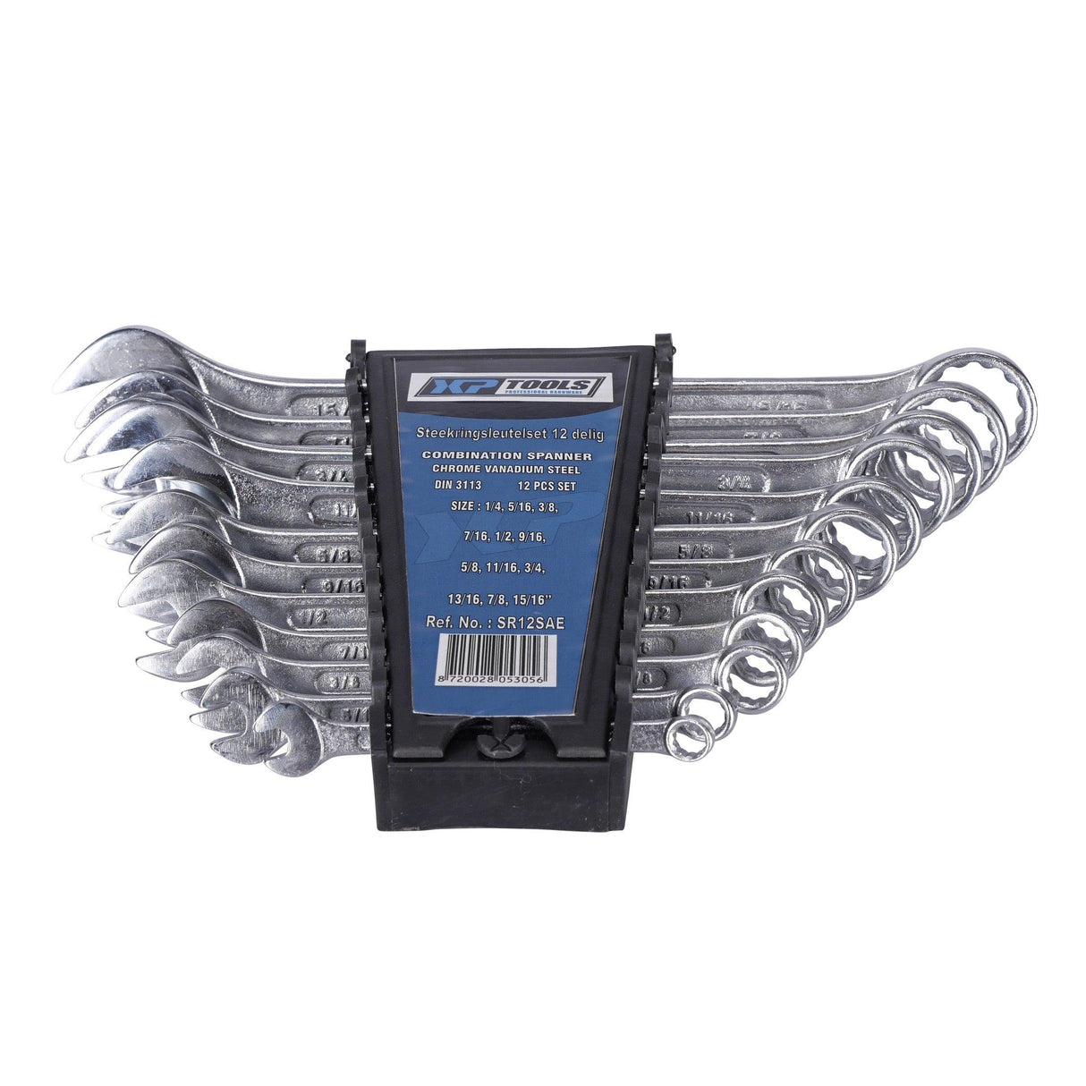 XPTools Maulringschlüssel Satz Zollgrößen 12 Teile / Maulschlüssel Set SR12SAE - Tools.de TP Profishop GmbH