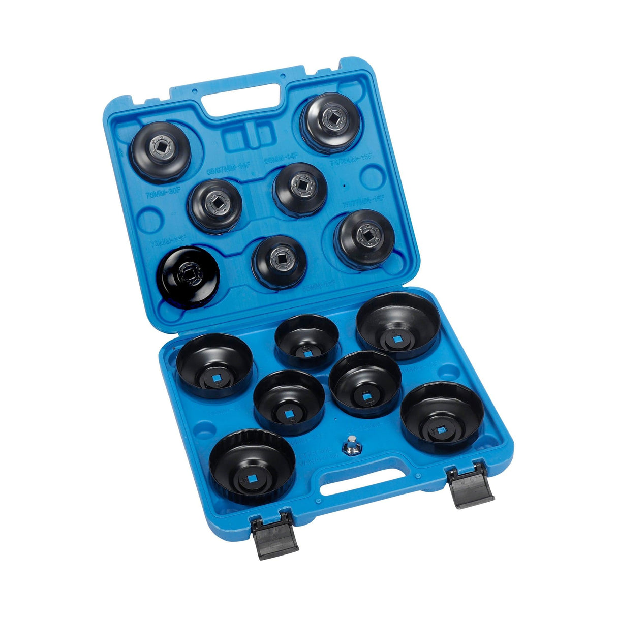 XPTools Ölfilterkappen 15 Teile im Koffer / Ölfilterschlüssel CWS14D - Tools.de TP Profishop GmbH