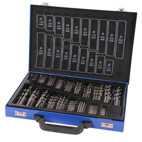XPTools Spiralbohrer Satz HSS 170 Stück / Bohrerset DR170KBP - Tools.de TP Profishop GmbH