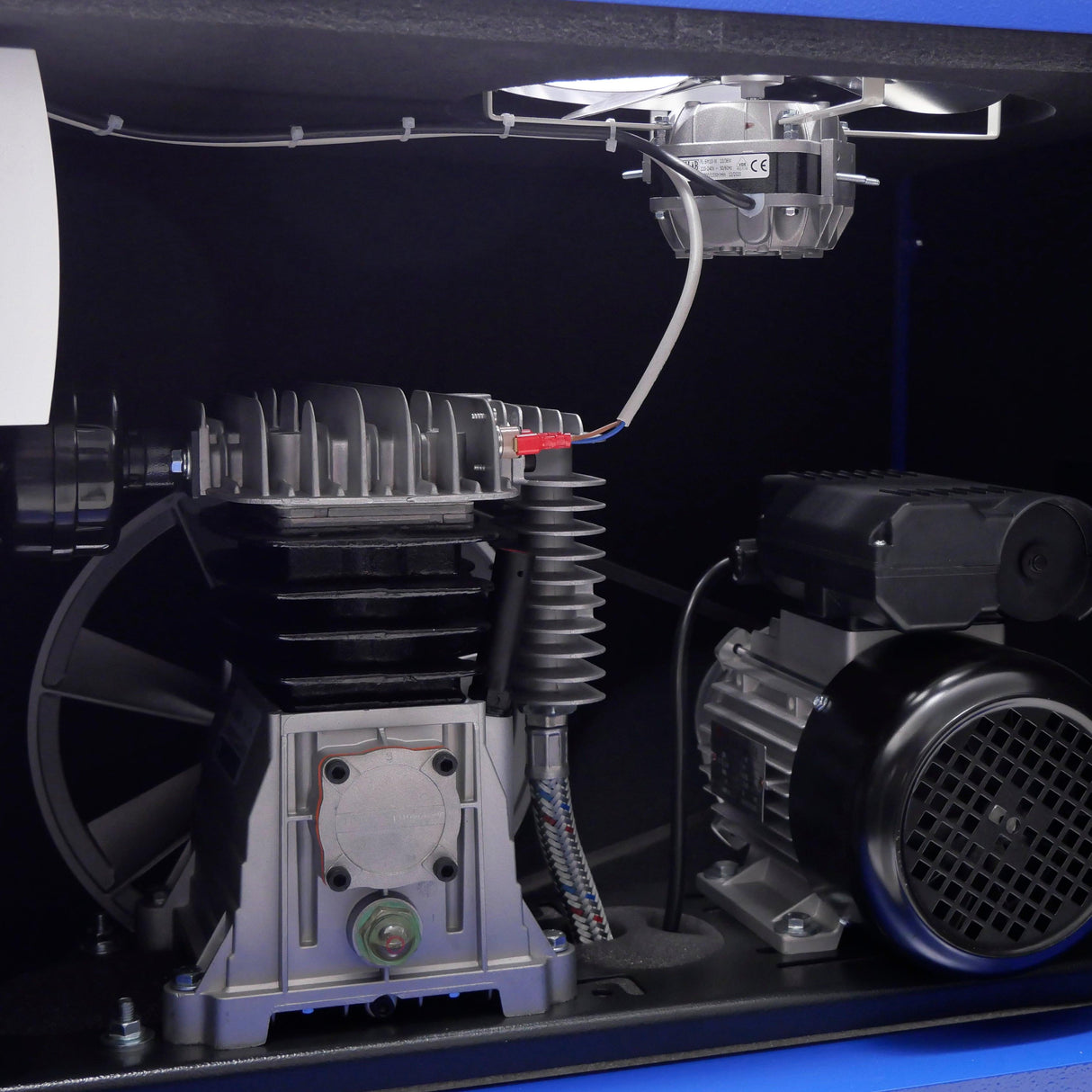 ZionAir 100 Liter 10bar Silent Kompressor, Kompressor Schallgedämmt, Geräuscharmer Kompressor 1,5kW 230V 10 bar 100L Tank - Flüsterkompressor - CP15S100 - Tools.de TP Profishop GmbH