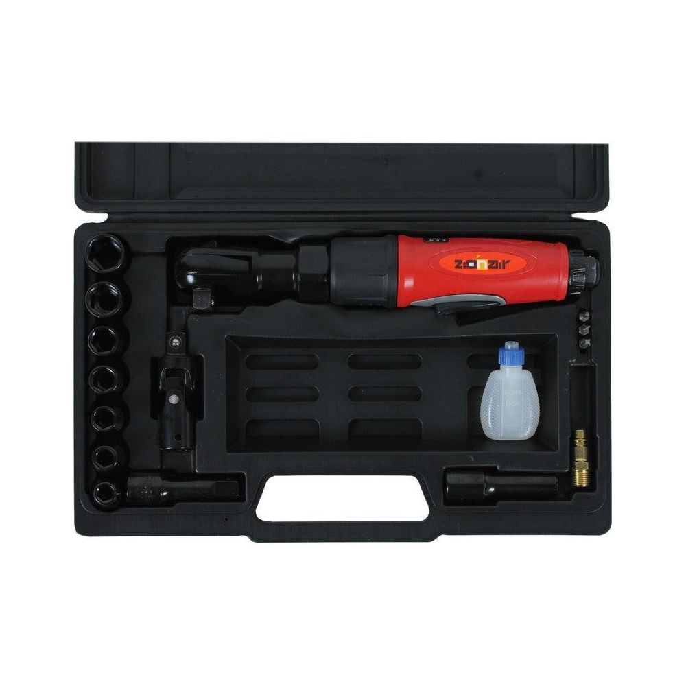 ZionAir Druckluft Ratschenschrauber 1/2'' mit Nüssen / 17 Teile AR12D - Tools.de TP Profishop GmbH