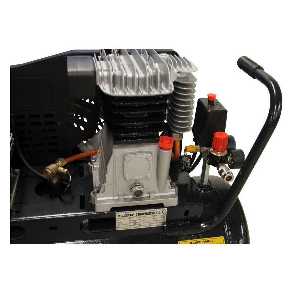 ZionAir Kompressor 50 Liter 3PS 2,2KW 230V 8bar 50ltr Tank CP222T05 - Tools.de TP Profishop GmbH