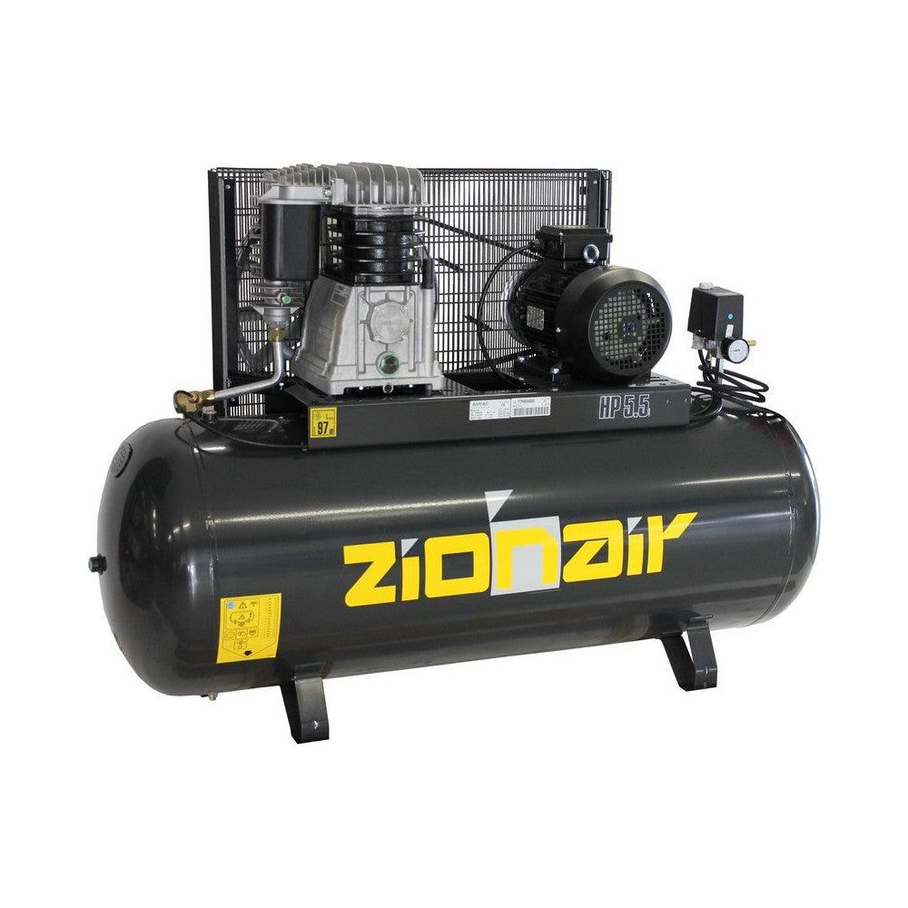 ZionAir Profi 270 Liter Kompressor CP40A11 - Luftkompressor 4KW 400V 11bar 270ltr Tank CP40A11 - Tools.de TP Profishop GmbH