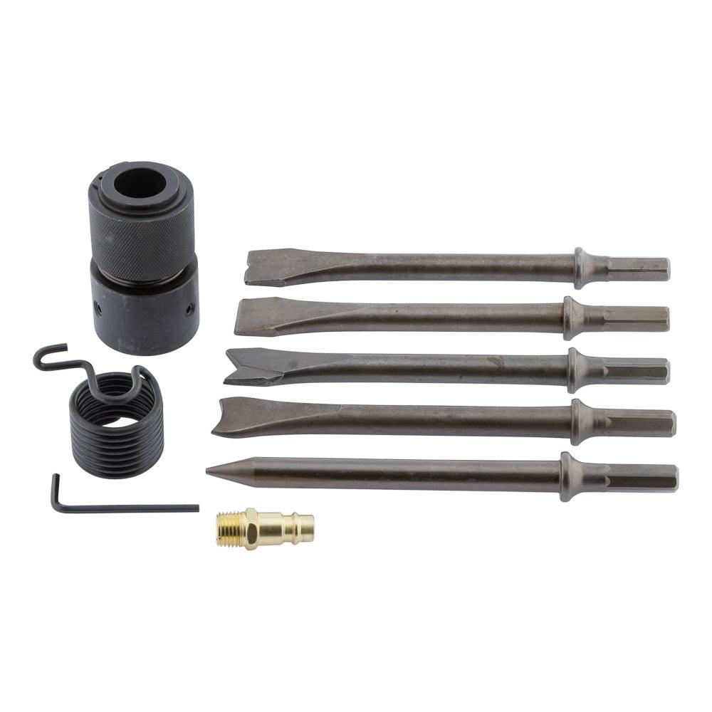 ZionAir Set Druckluft Meißel Satz 9 Teile / Druckluftmeißel / Meißel / Drucklufthammer AC01L - Tools.de TP Profishop GmbH