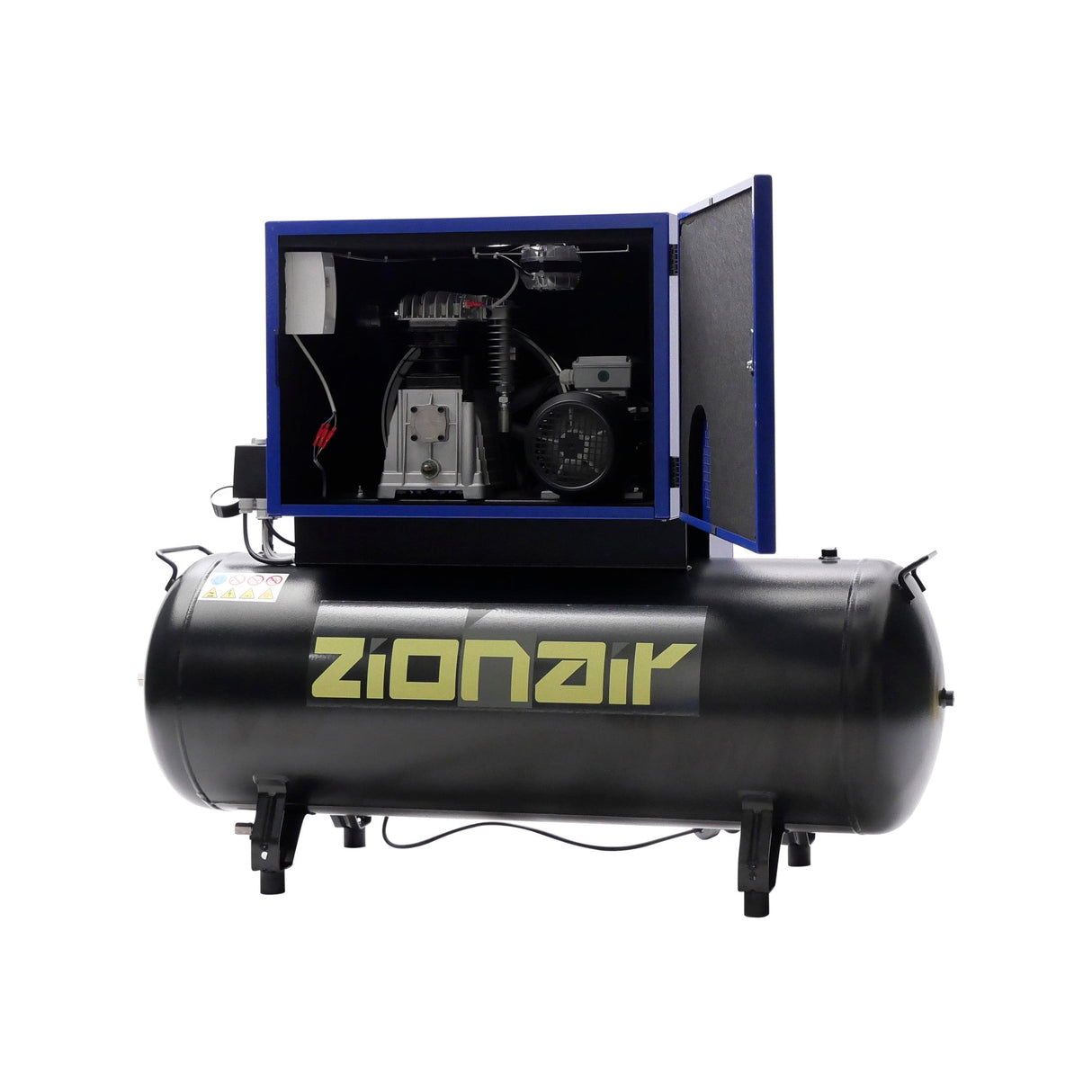 ZionAir Silent Kompressor Schallgedämmt, Geräuscharmer Kompressor 3kW 400V 11bar 200 Liter Tank CP30S200 - Tools.de TP Profishop GmbH