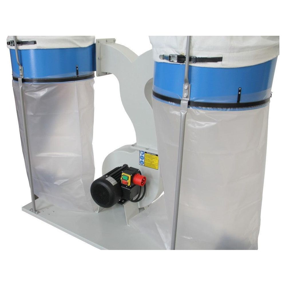 ZionAir Späneabsauganlage, Absauganlage doppelt 500mm SA300S - Tools.de TP Profishop GmbH