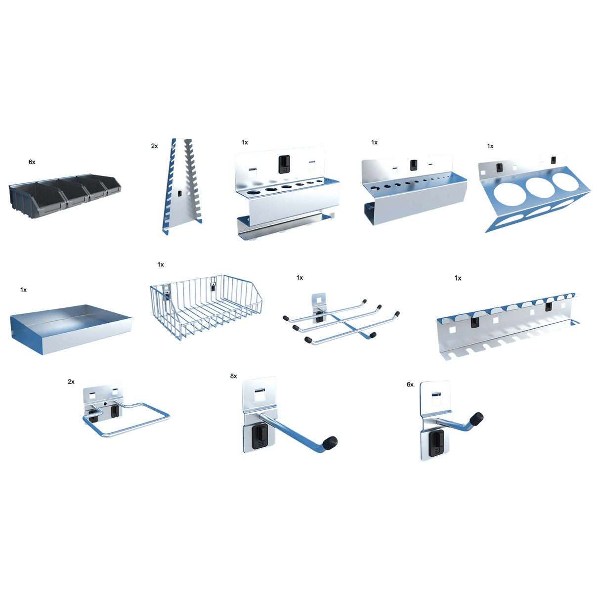 Zubehör Set - Haken-Set - TOOLBOX4YOU Expert Serie - SET 3 - BGHSET3 - Tools.de TP Profishop GmbH