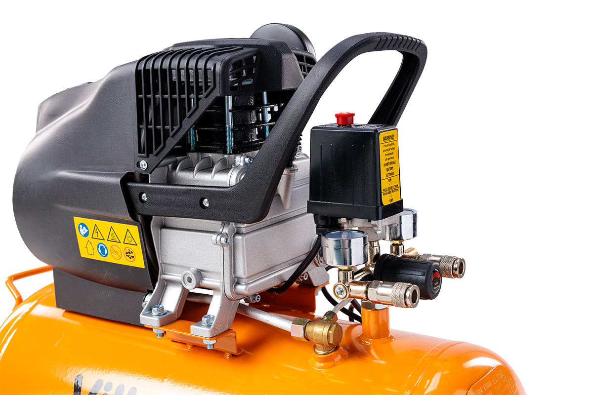 Villager VAT 50 L - Ölgeschmierter 50 l Kompressor mit 206 l/min Luftleistung & 8 bar - VI-007585