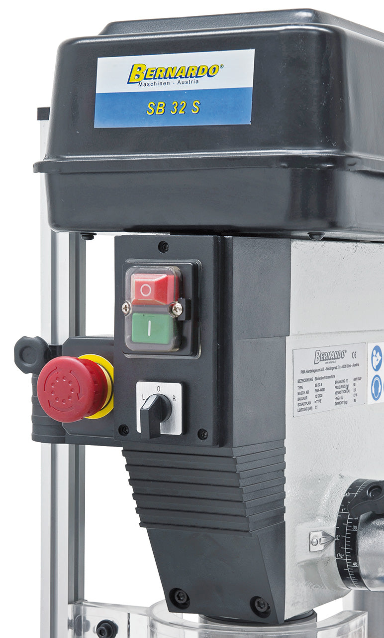 BERNARDO Säulenbohrmaschine mit Keilriemenantrieb – Modell SB 32 S / 230 V