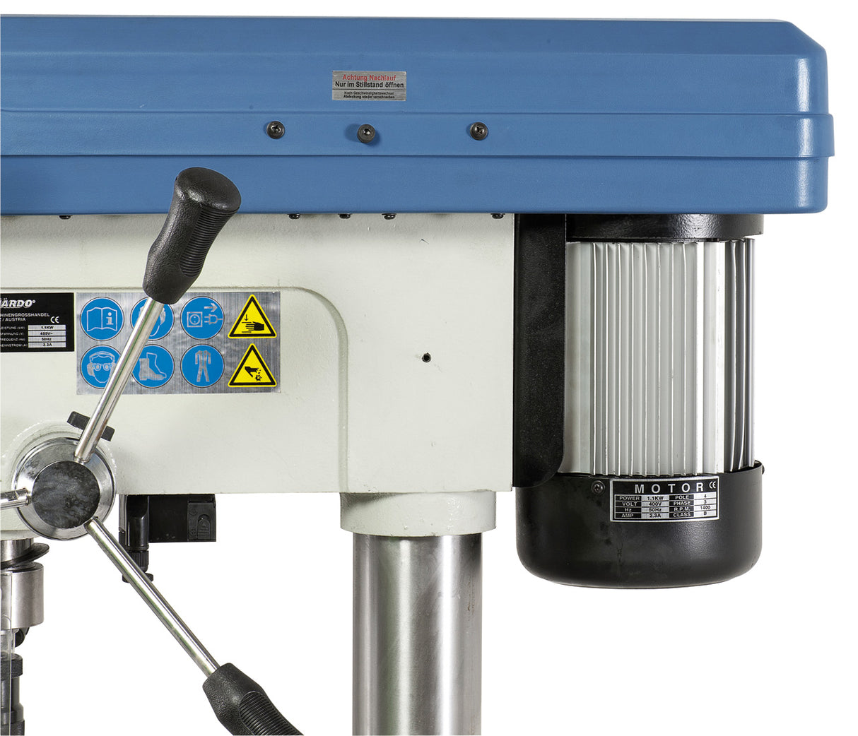 BERNARDO Säulenbohrmaschinen mit Keilriemenantrieb – Modell BM 32 SB / 400 V