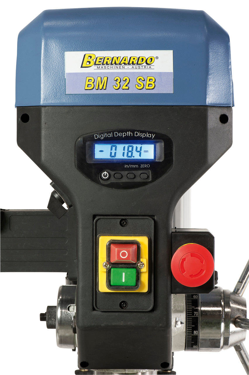BERNARDO Säulenbohrmaschinen mit Keilriemenantrieb – Modell BM 32 SB / 400 V