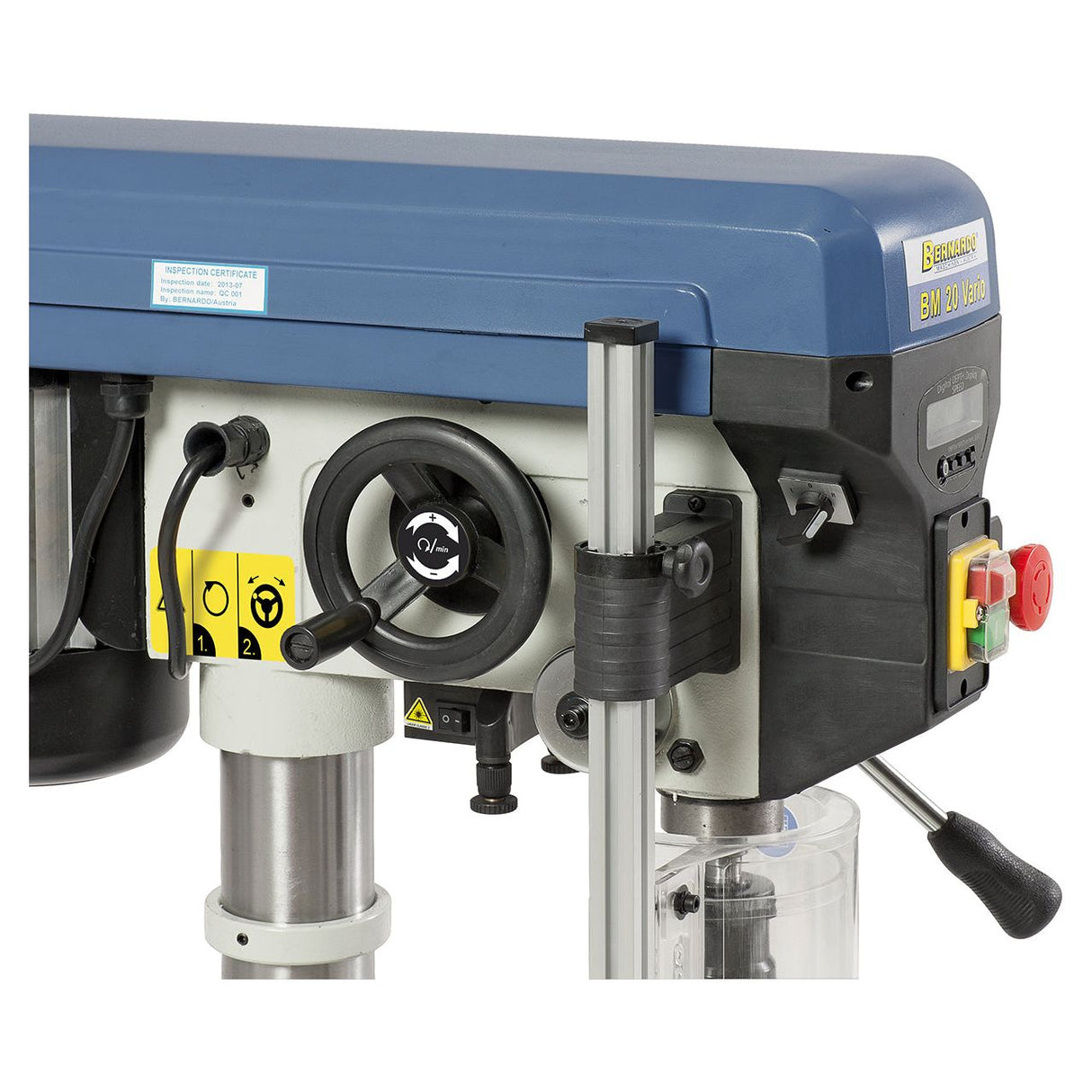 BERNARDO Vario-Tisch- und Säulenbohrmaschine – Modell BM 20 Vario / 400 V