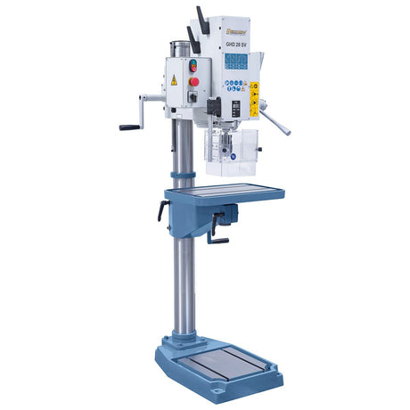 BERNARDO Getriebe-Tisch- und Säulenbohrmaschine – Modell GHD 28 SV mit digitaler Tiefenanzeige