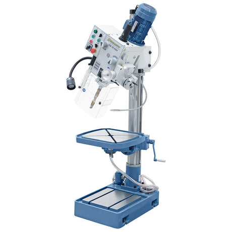 BERNARDO Getriebe-Tisch- und Säulenbohrmaschine – Modell GB 35 HSV mit Kühlmitteleinrichtung