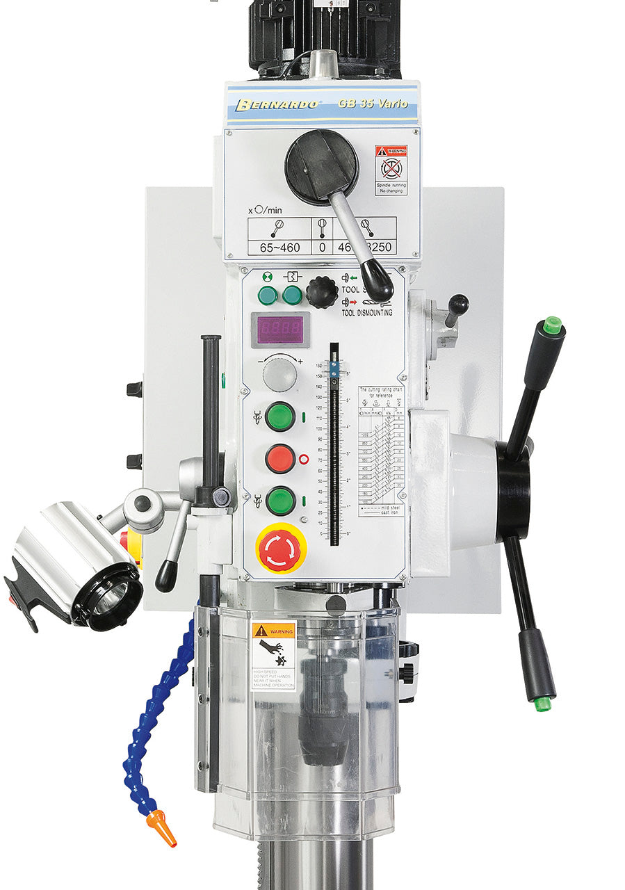 BERNARDO Getriebebohrmaschine mit stufenloser Drehzahl – Modell GB 35 Vario