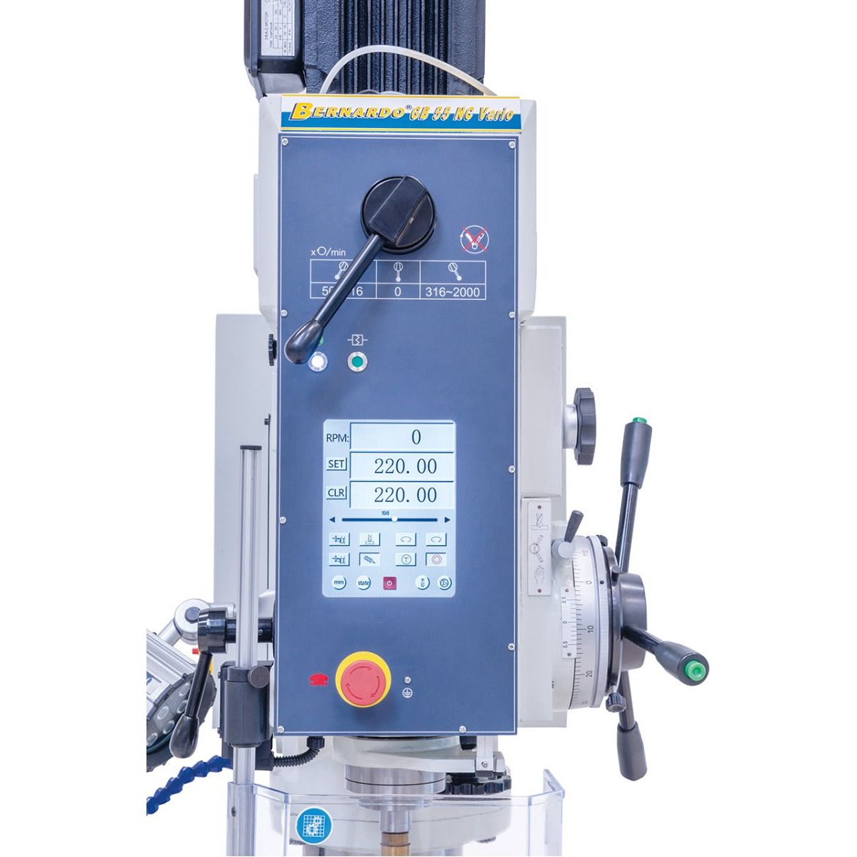 BERNARDO Getriebebohrmaschine mit stufenloser Drehzahl – Modell GB 55 NC Vario