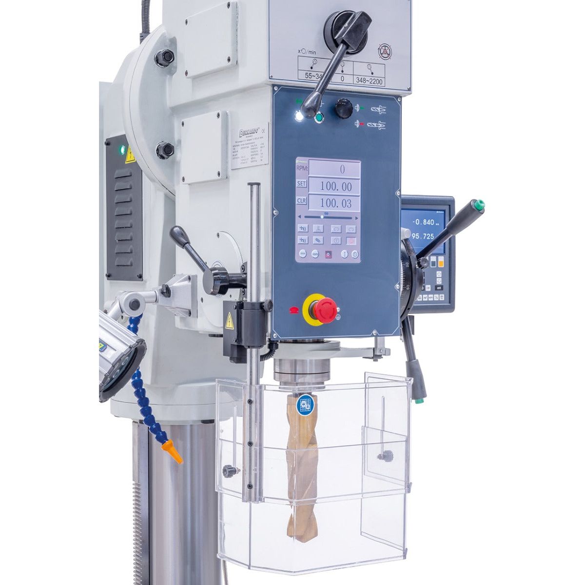 BERNARDO Getriebebohrmaschine mit stufenloser Drehzahl – Modell GB 55 SK NC Vario mit Kreuztisch *