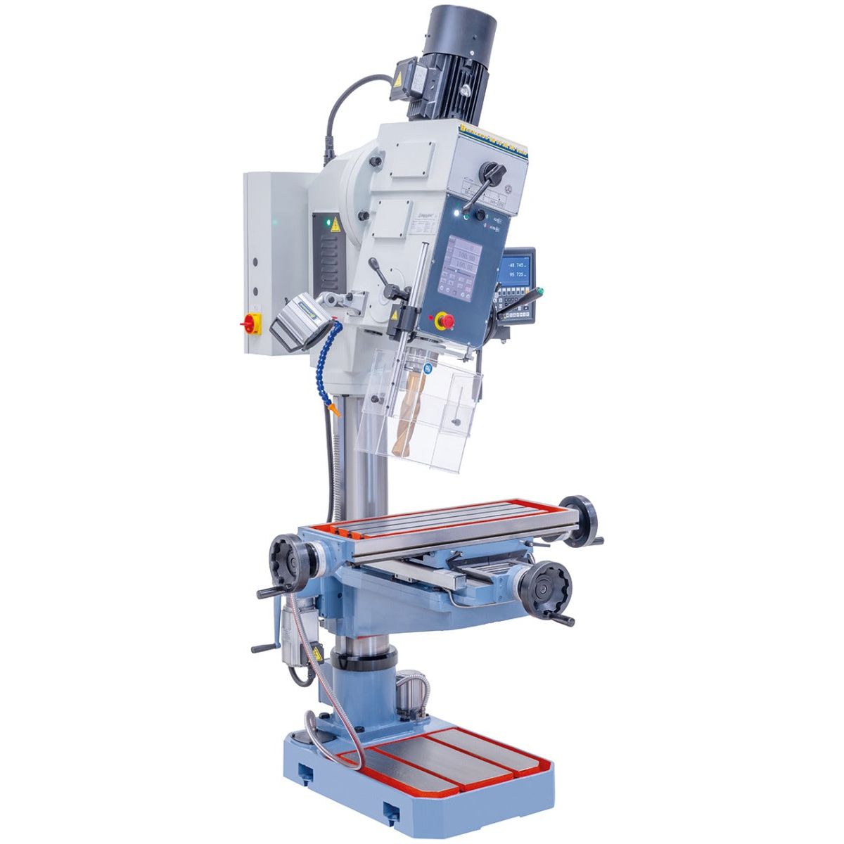BERNARDO Getriebebohrmaschine mit stufenloser Drehzahl – Modell GB 55 SK NC Vario mit Kreuztisch *