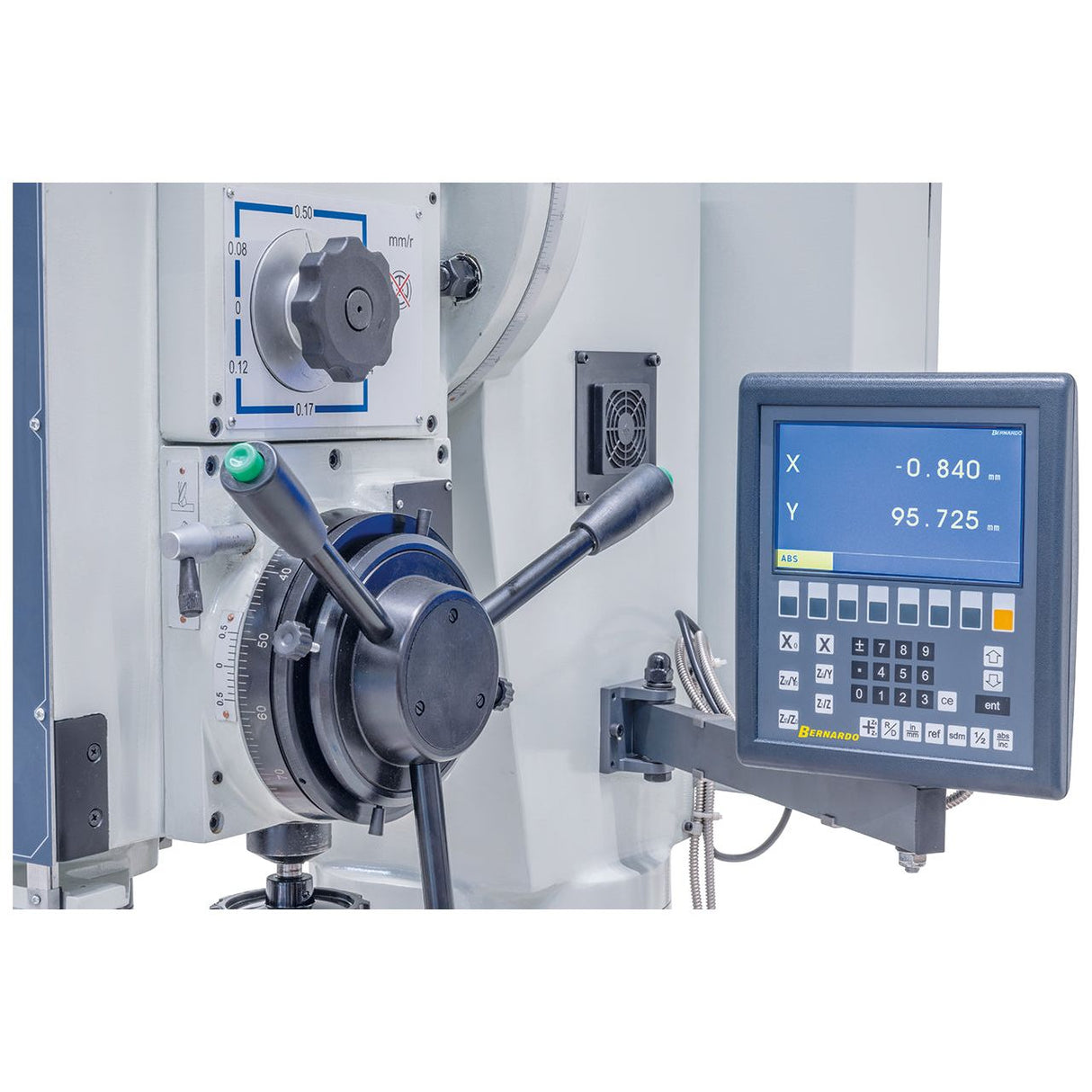 BERNARDO Getriebebohrmaschine mit stufenloser Drehzahl – Modell GB 55 SK NC Vario mit Kreuztisch *