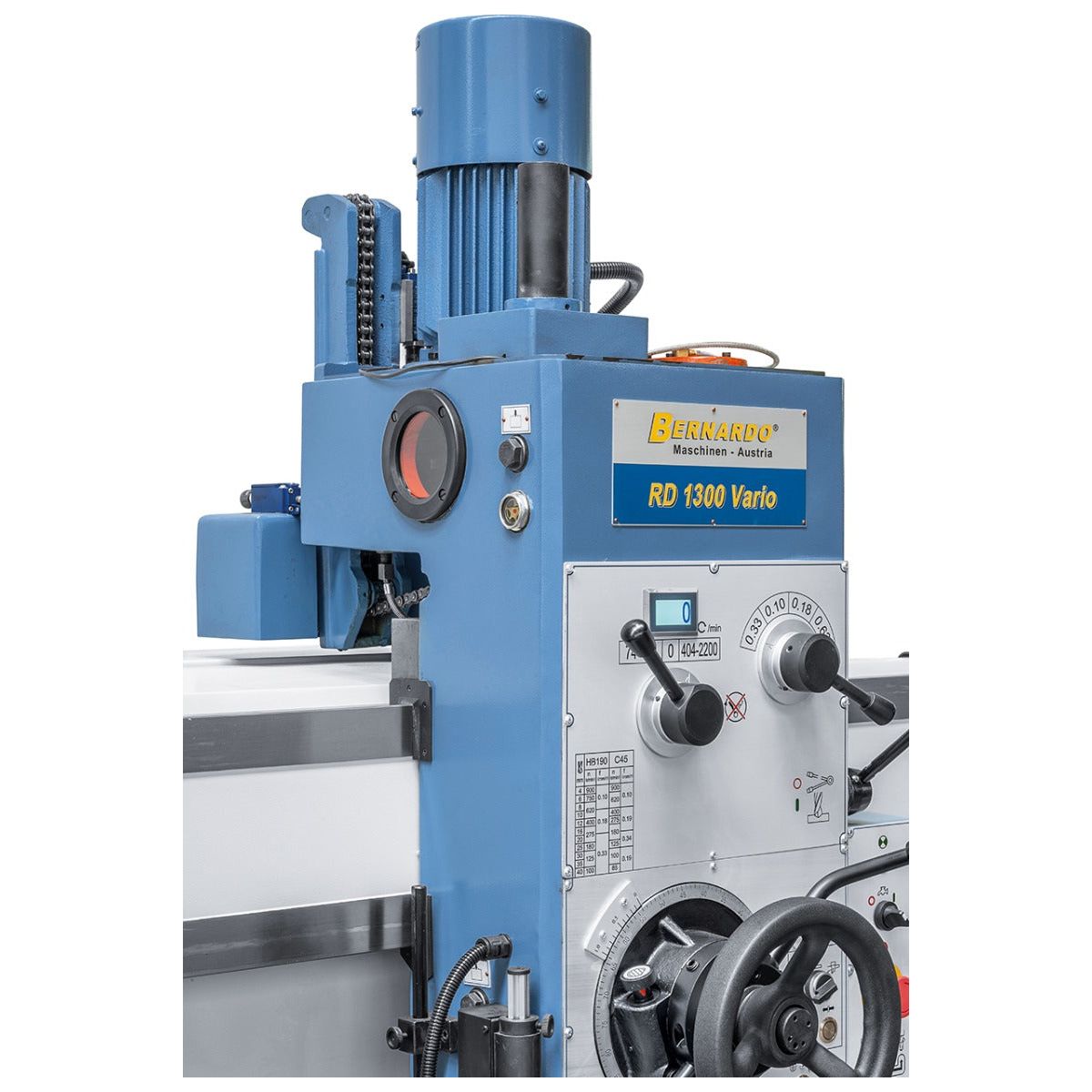 BERNARDO Radial- und Schnellradialbohrmaschine – Modell RD 1300 x 40 Vario