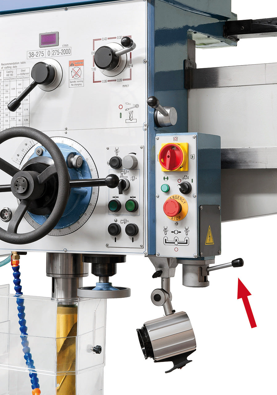 BERNARDO Radial- und Schnellradialbohrmaschinen – Modell RD 1400 x 50 Vario