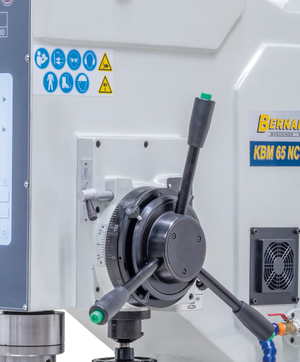 BERNARDO Kastenständerbohrmaschinen – Modell KBM 65 NC Vario