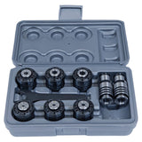 BERNARDO Zubehör für Gewindeschneidmaschine – Modell Schnellwechselfutter-Set M3 - M16, GT 12