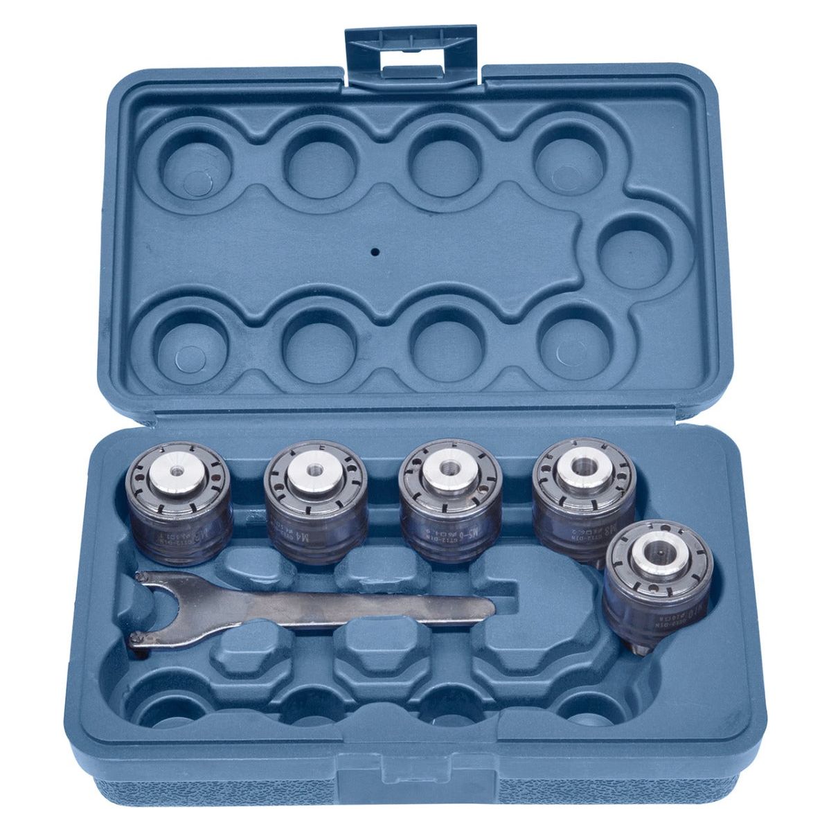 BERNARDO Zubehör für Gewindeschneidmaschine – Modell Schnellwechselfutter-Set M3 - M10, GT 12