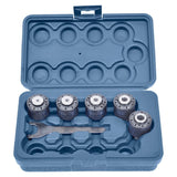 BERNARDO Zubehör für Gewindeschneidmaschine – Modell Schnellwechselfutter-Set M3 - M10, GT 12