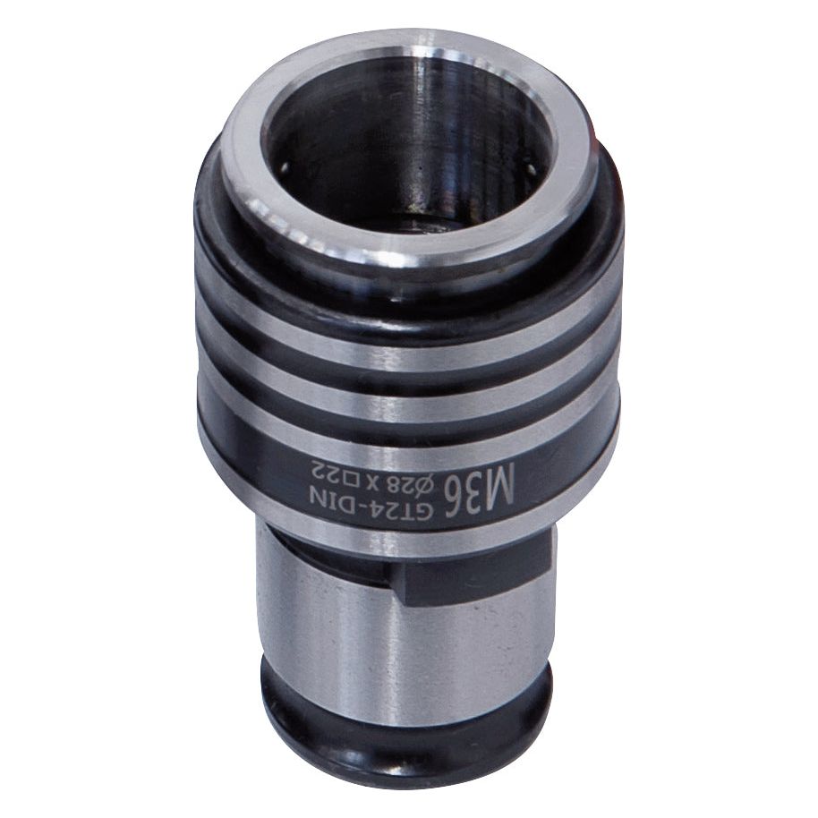 BERNARDO Zubehör für Gewindeschneidmaschine – Modell Schnellwechselfutter 31 mm GT 24, DIN 376, M36 (28 x 22)