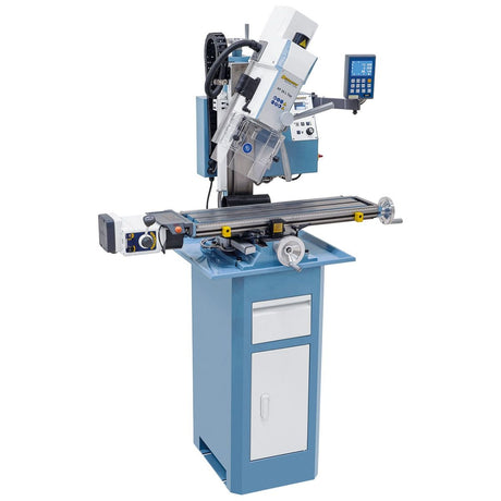 BERNARDO Bohr- und Fräsmaschine – Modell KF 26 L Top mit Vorschub inkl. 3-Achs Digitalanzeige DT 40