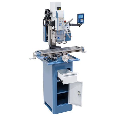 BERNARDO Bohr- und Fräsmaschine – Modell KF 26 L Top inkl. 3-Achs Digitalanzeige DT 40