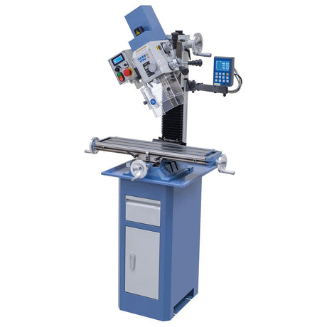 BERNARDO Bohr- und Fräsmaschine – Modell KF 25 L Vario inkl. 3-Achs Digitalanzeige DT 40